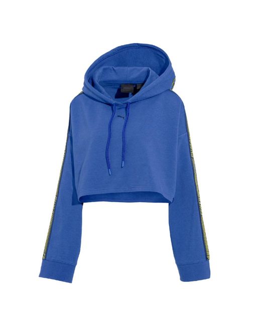 PUMA Blue X Rihanna Fenty Cropped Hoodie Textile