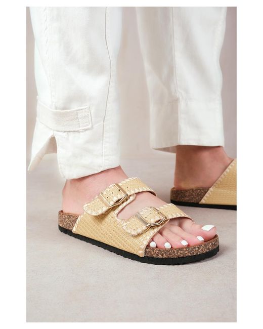 Where's That From Natural 'Sunset' Flat Sandals