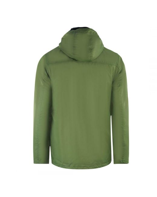 Lyle & Scott Green Micro Fleece Lined Jacket for men