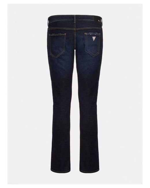 Guess Low Rise Denim Jeans in Blue for Men Lyst UK
