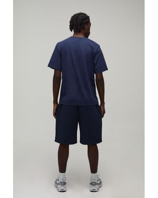 BoohooMAN Blue Essential Regular Fit T-Shirt for men