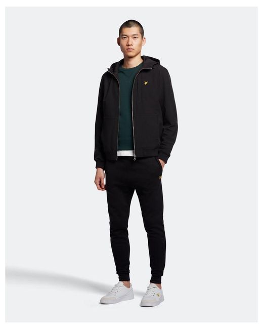 Lyle & Scott Black Softshell Jacket for men
