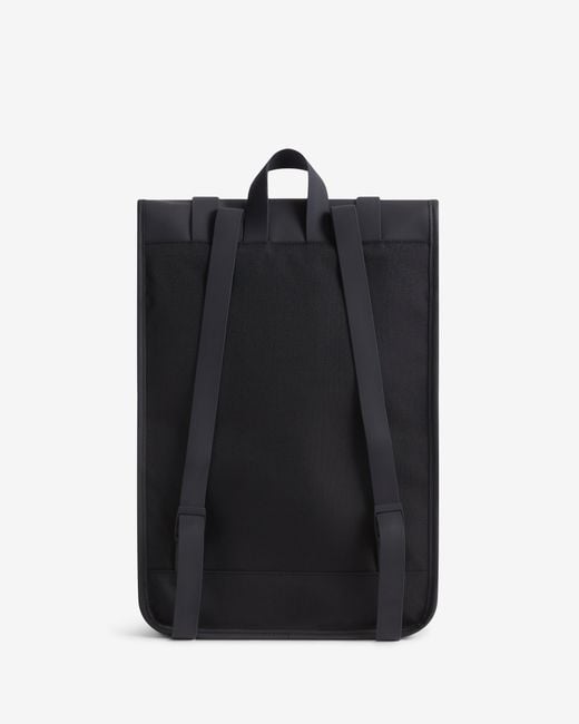 Hunter Black Backpack Logo Detail