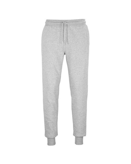 Sol's Gray Adult Jumbo Organic Slim Jogging Bottoms Marl)