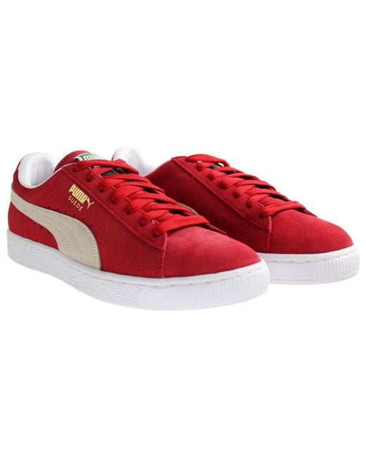 PUMA Red Suede Classic Xxi Trainers for men
