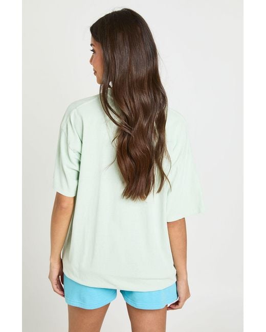 Boohoo White Washed Oversized T-Shirt