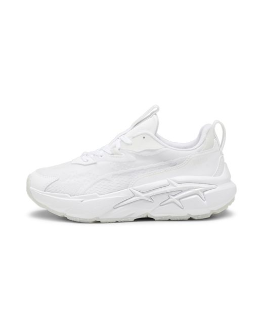 PUMA White Spina Nitro Pure Luxe Sneakers