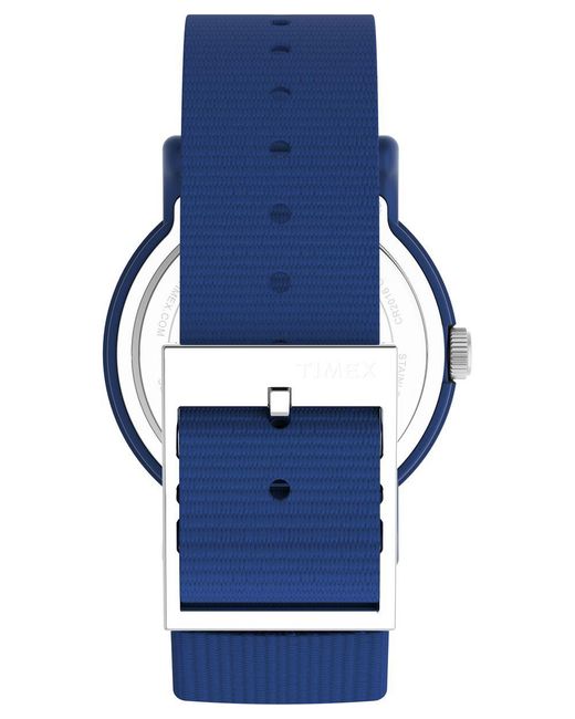 Timex Blue Peanuts Originals Camper Watch Tw2W48500 Fabric