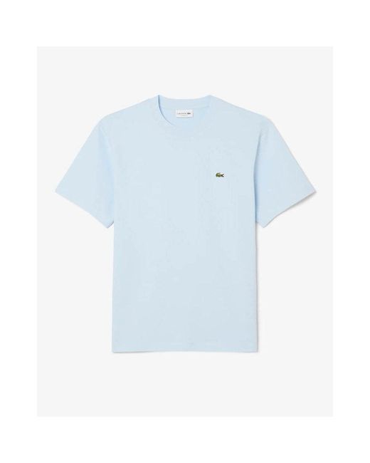 Lacoste Blue Classic Fit Cotton Jersey for men