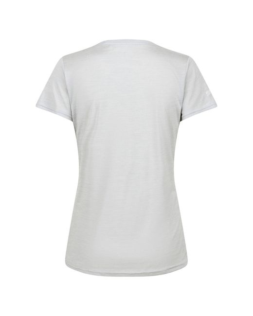 Regatta White Fingal Graphic Crew Neck Short Sleeve Jersey T-Shirt