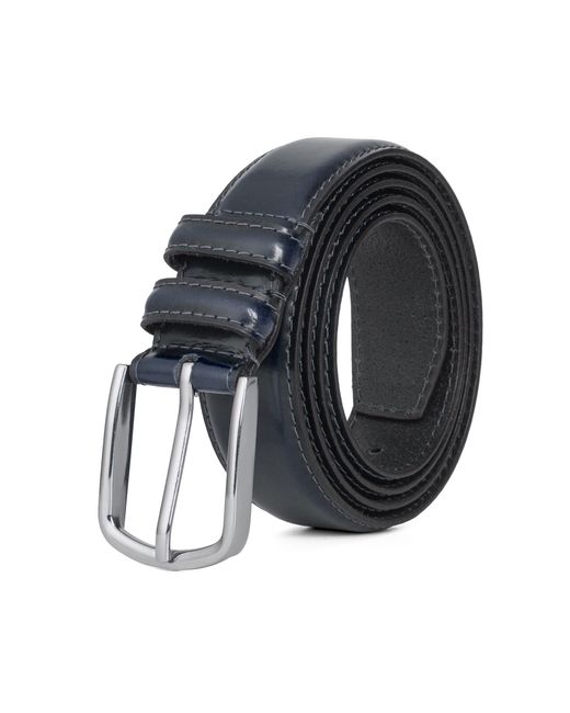 Woodland Leathers Blue Belt For 1.25” Genuine Leather Premium Classic for men