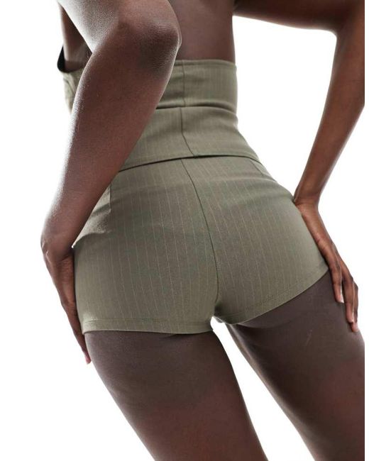 Collusion Green Festival Micro Short Co Ord