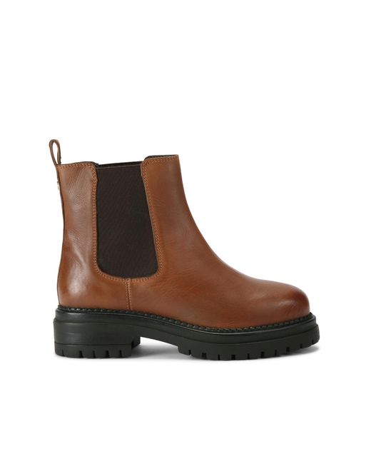 Carvela Kurt Geiger Brown Boot Leather Headline