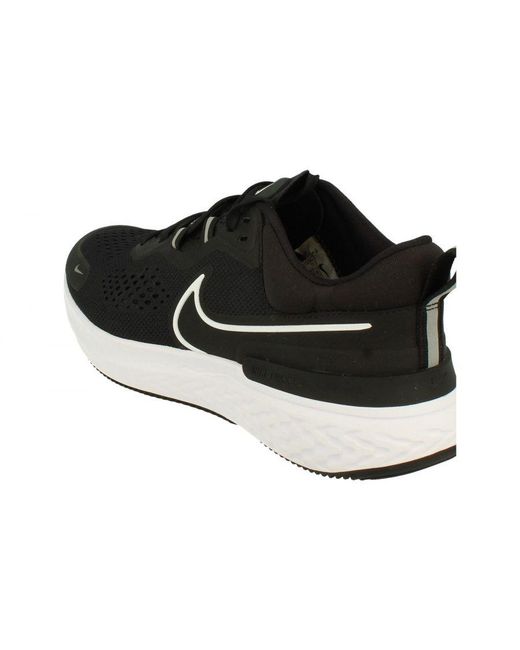 Nike Black React Miler 2 Running Shoes for men