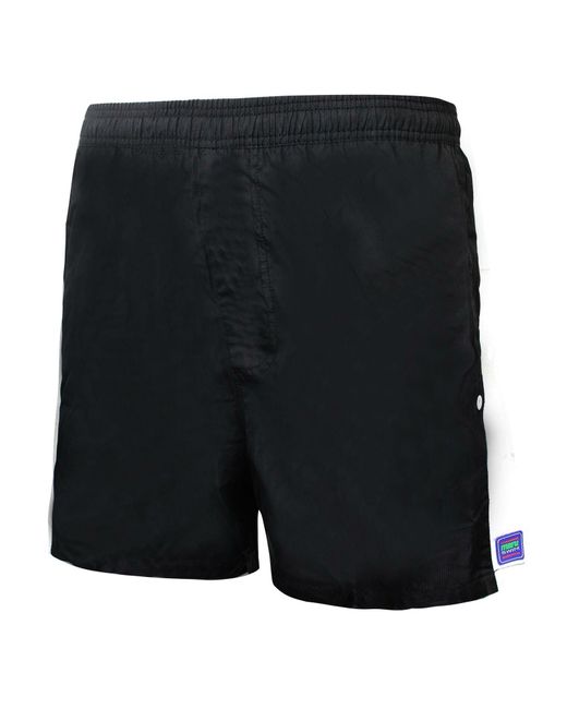 Maru Black Quadra 10" Swimming Shorts Textile for men