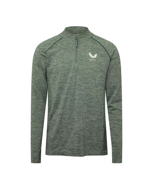 Castore Green Bdymp Q Zip for men