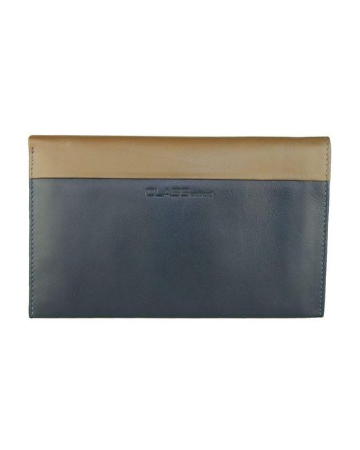 Class Roberto Cavalli Gray Leather Wallet for men
