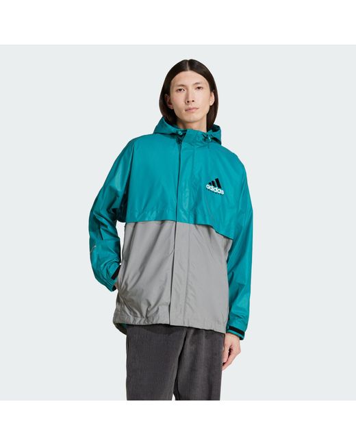Adidas Originals Blue Eqt Windbreaker for men