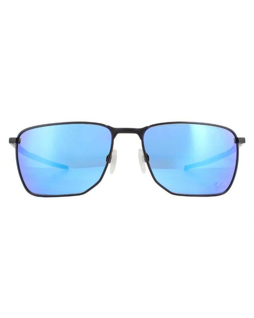 Oakley Blue Sunglasses Ejector Oo4142-12 Moto Gp Satin Prizm Sapphire