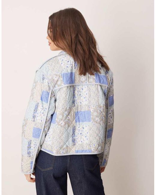 Y.A.S Blue Quilted Jacket