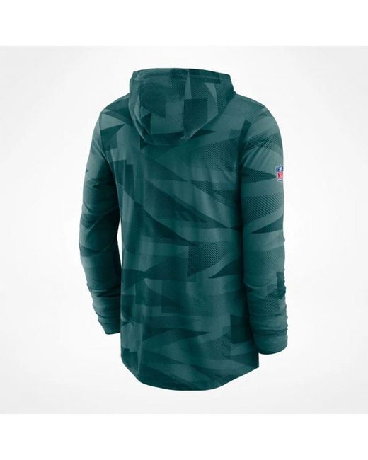 Nike Green Dri-Fit Nfl Philadelphia Eagles Pullover Sideline Hoodie Nkd8 3Jd Cotton for men