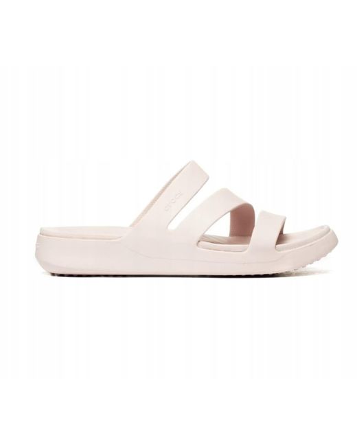 CROCSTM Pink Baya Platform Shuv Sandals