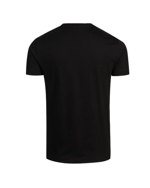 DIESEL Black T-Diego-Bx2 Barb Wire Logo T-Shirt Cotton for men