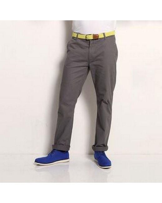 Asquith & Fox Green Classic Casual Chinos/Trousers (Slate) for men