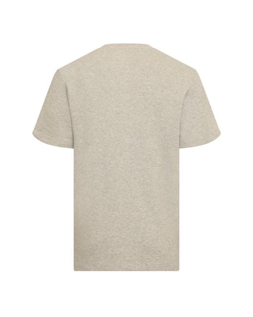 Lacoste White Waffle Tee for men