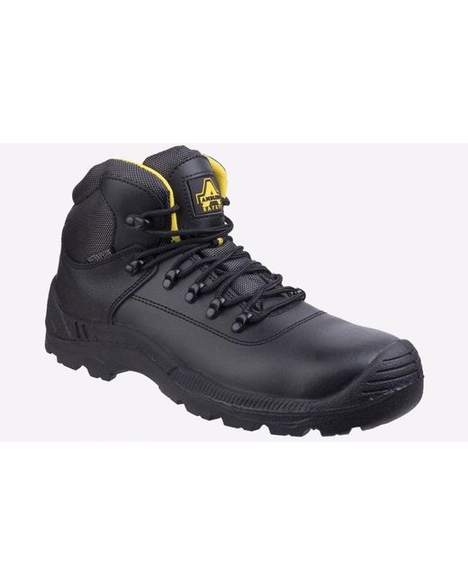 Amblers Safety Black Fs220 Waterproof Leather Boot for men
