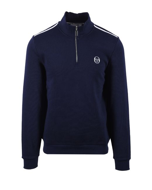 Sergio Tacchini Blue Locchi Half Zip Maritime for men