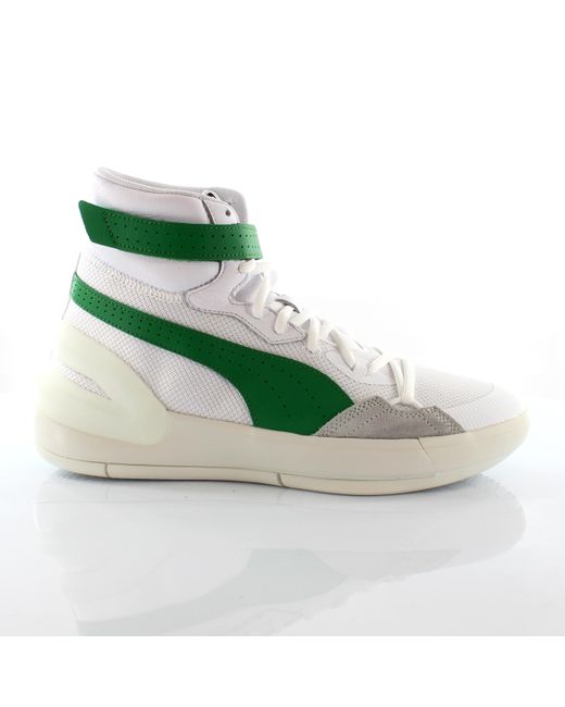 PUMA Green Sky Modern Hi Lace Up Trainers Basketball Shoes 194042 02 for men