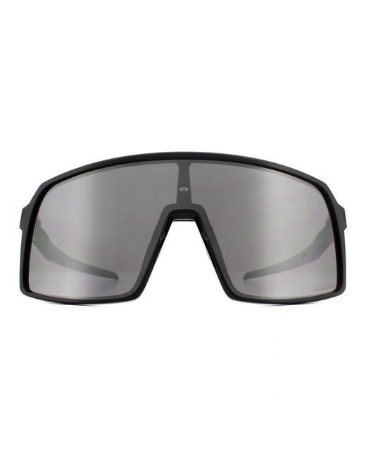 Oakley Gray Rectangle Polished Prizm Sunglasses for men