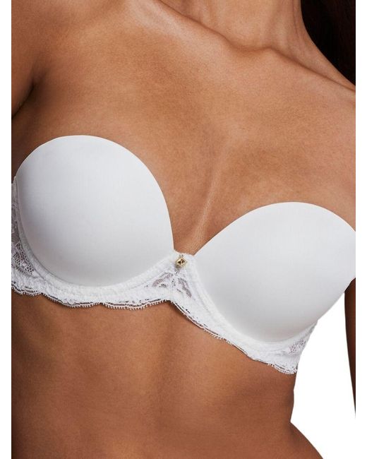 Aubade White Kiss Of Love Moulded Strapless Multiway Bra