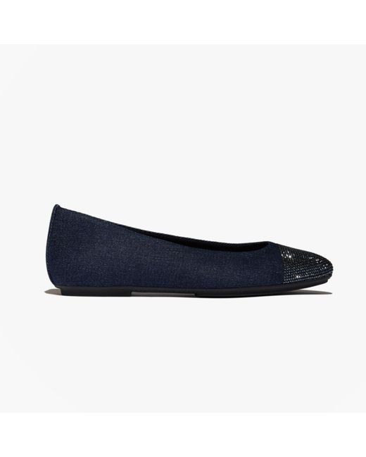 Fitflop Blue Delicato Crystal Mary Jane Dark Denim