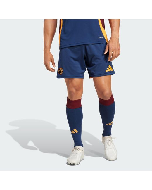 Adidas Originals Blue As Roma 24/25 Third Shorts for men