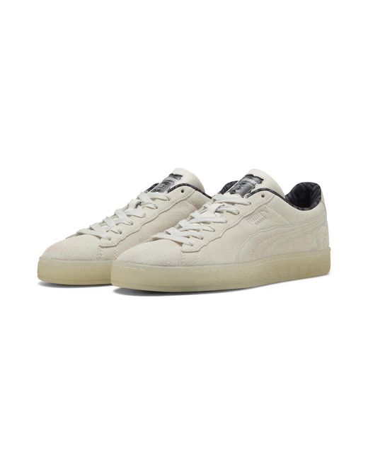 PUMA White Suede Casper Sneakers