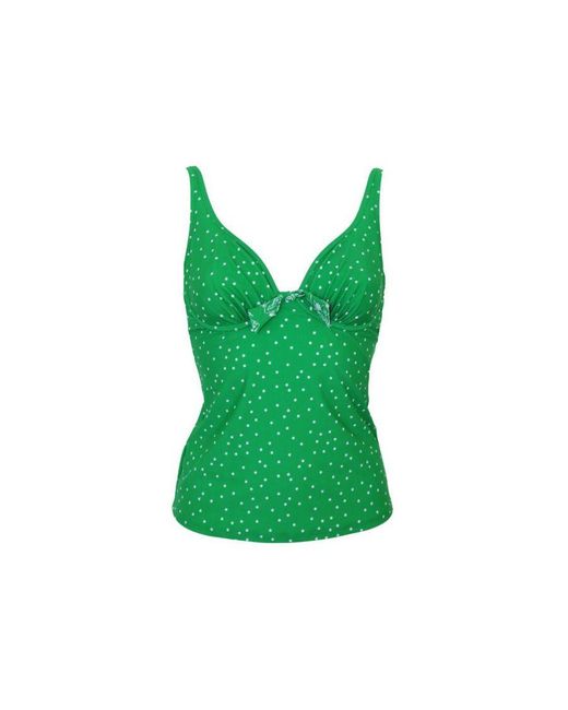 Pour Moi Green Getaway Tankini Top