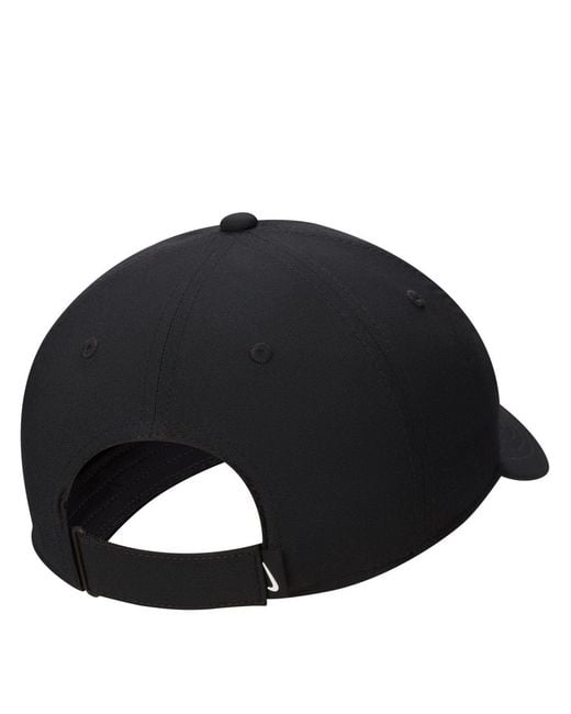Nike Black Accessories Fit Club Structured Swoosh Cap for men