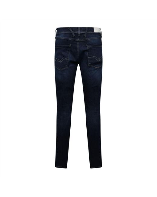 Replay Blue Anbass Slim Jeans for men