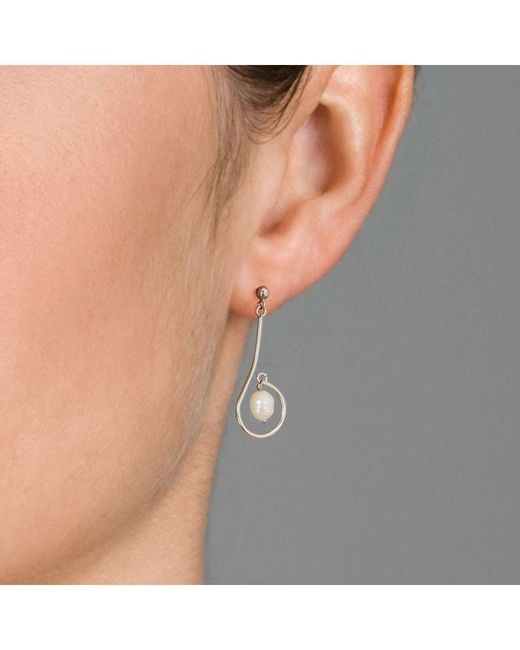 Orphelia Gray 925 Sterling Drop Earrings