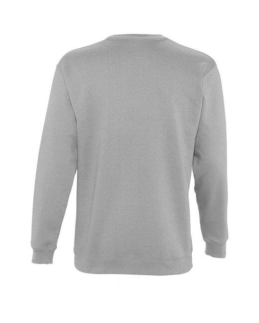 Sol's Gray Supreme Sweatshirt Marl)