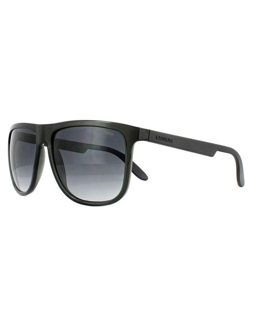Carrera Gray Rectangle Dark Gradient Sunglasses for men