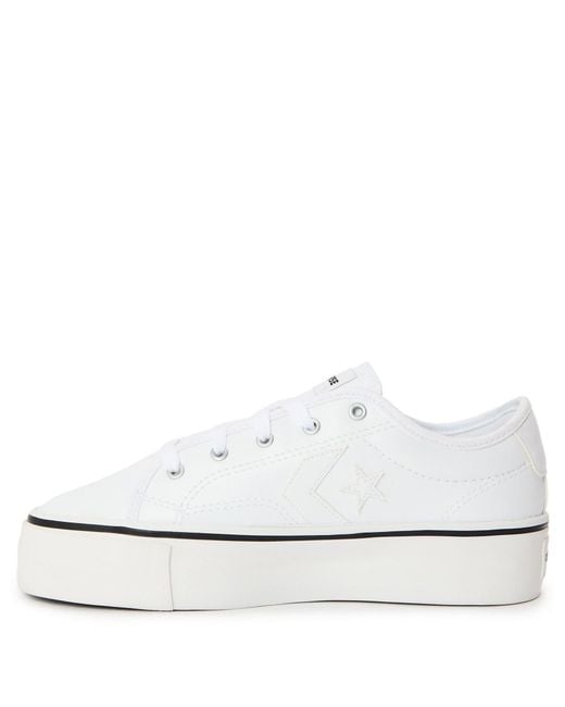 Converse White Run Star Hi