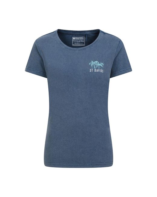 Mountain Warehouse Blue "St Davids" T-Shirt Für Damen