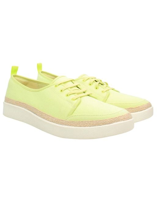 Vionic Yellow Jovie Plimsolls