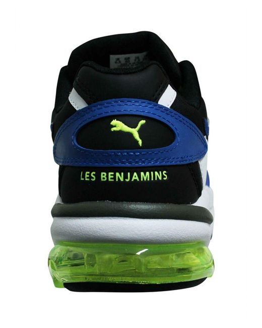PUMA Green Cell Alien X Les Benjamins Leather Low Lace Up Trainers 370041 01 for men