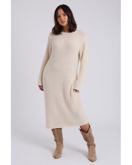 Urban Bliss Natural Boucle Maxi Dress
