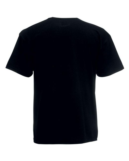 Fruit Of The Loom Black Valueweight Short Sleeve T-Shirt for men