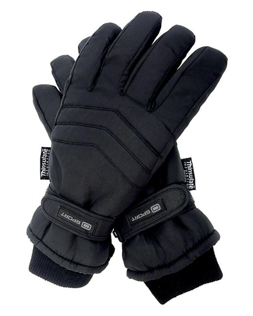 Thinsulate Blue 3M 40 Gram Thermal Insulated Waterproof Ski Gloves for men